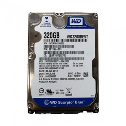 Used Western Digital Blue 320GB Laptop Sata Hard Disk